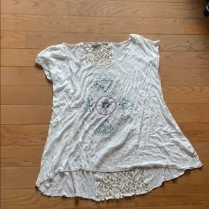 white design in front with laced back